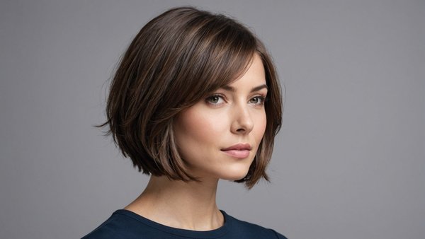Beauté et simplicité : adoptez la coupe de cheveux mi long dégradé