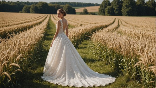 Robe champêtre mariage : élégance et romantisme pour un jour unique